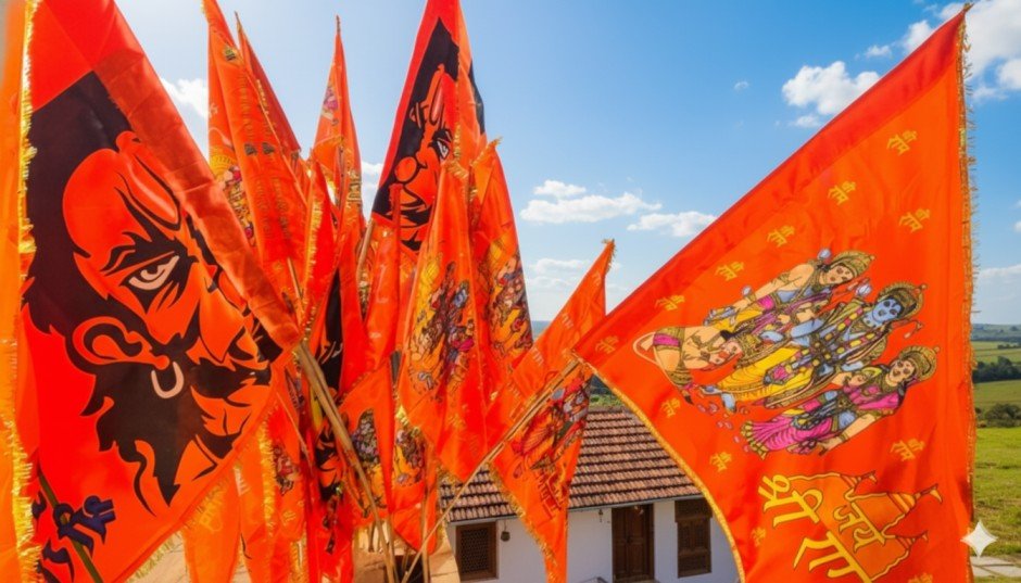 राम मंदिर ध्वजारोहण